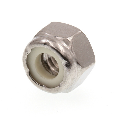 Prime-Line Nylon Insert Lock Nut, 1/4"-20, 18-8 Stainless Steel, Not Graded, Plain, 50 PK 9075256